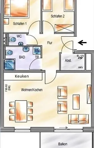 Lägenhet Am Postwiesen